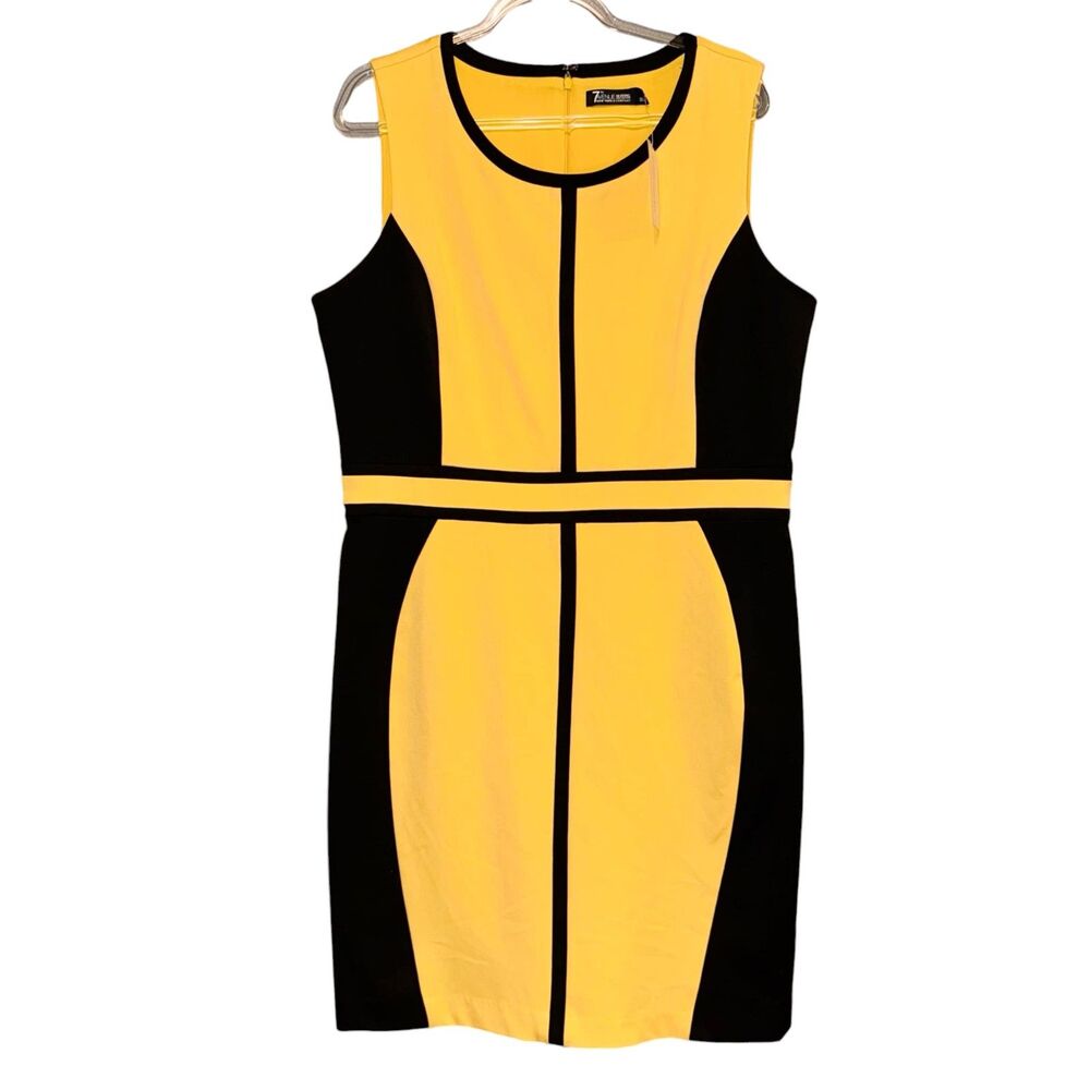 NWT 7th AVENUE Suiting Collection By New York & Co. Sleeveless Sheath Dress sz16